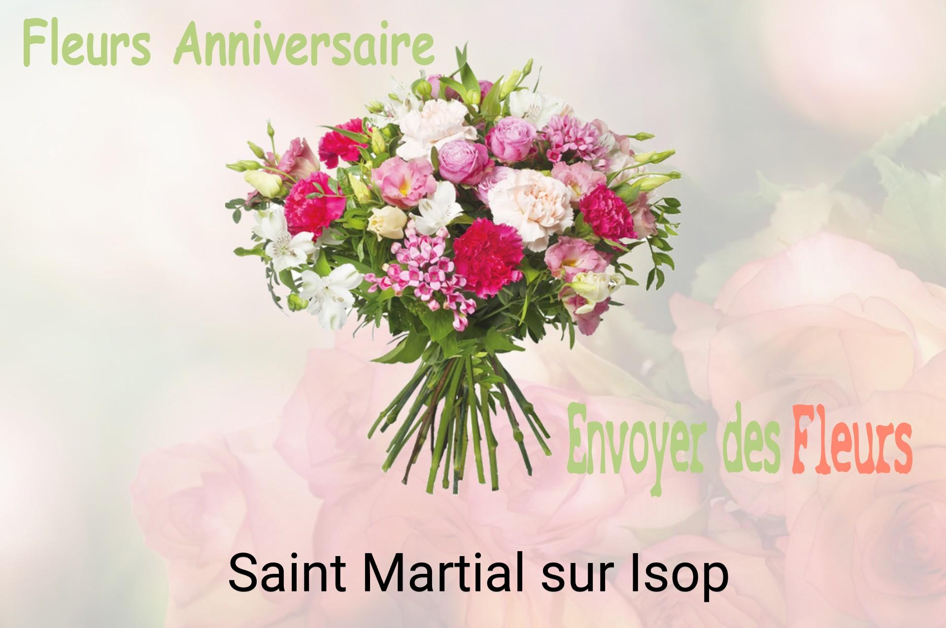 Bouquet de fleurs d’anniversaire livré à Saint-Martial-sur-Isop