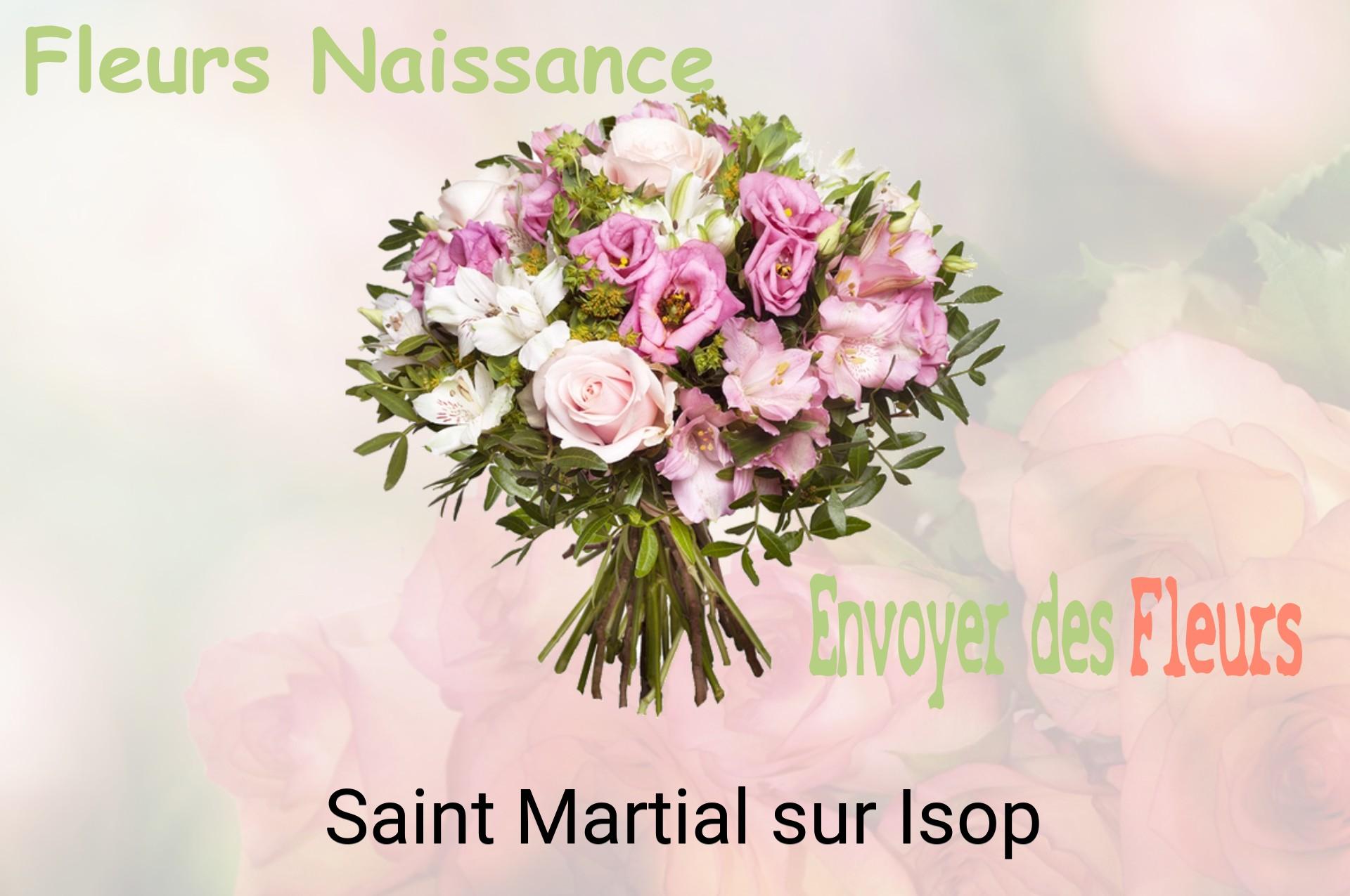 Bouquet de fleurs de naissance livré à Saint-Martial-sur-Isop